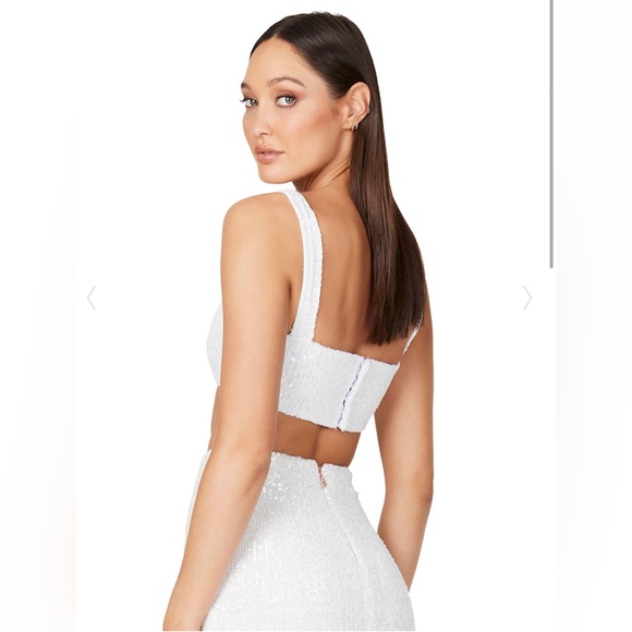 Nookie Liberty Crop Top - White - Picture 3 of 4